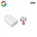 For Google 30W PD Fast Charger  Quick Charge USB-C Power Adapter For Pixel 7 6 5 Pro 5A 4A XL XXL. 