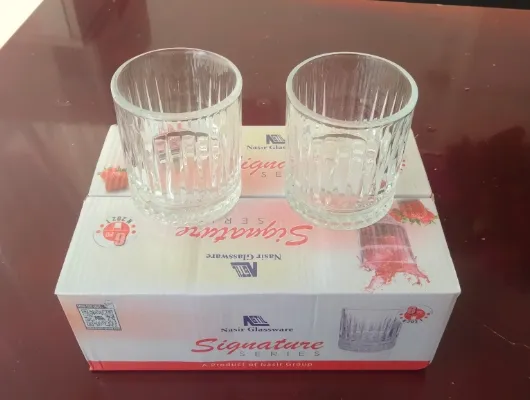 Everyday%20Use%20good%20quality%20Strong%20Crystal%20Clear%20Unique%20design%20Heavy%20Sharbat%20Juice%20Lassie%20Glass%20Set%206%20Piece%20capacity%20250%20Ml%20-%20Image%204