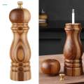 Wooden Salt and Salt Grinder Ceramic Core for Cooking Kitchen Gadgets.