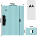 Transparent A4 Board Clip Practical Multifunctional Clipboard Writing Pad Clip Board for Office School Business meetings.