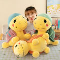 Super cute cartoon hated turtle plush toy doll cute sea animal big-eyed turtle doll pillow rag doll.