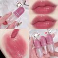 Mini Capsule Lips Gloss Glitter Water Transparent Color Change Glass Lips Oil Waterproof Lasting Lipstick Lips Makeup Cosmetics. 