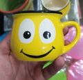 Emoji Ceramic Mug Coffee Tea Water Milk Yellow Color Cup Gift-1Pc - Add A Touch Of Fun To Your Beverage Enjoyment With This Emoji Ceramic Mug. 