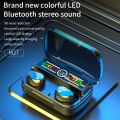 M27 TWS Wireless Bluetooth5.3 Earbuds 9D Stereo Touch Control Handfree Bluetooth Earphone Waterproof Sport Headphones ENC Noise Reduction Headset with Charging Case - Bluetooth Headphone.