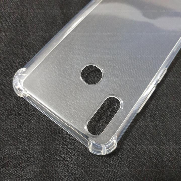 For vivo Y11 (2019) Soft TPU Clear Transparent Shockproof Airbag Back ...