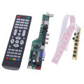 T.V53.03 Universal LCD TV Controller Driver Board V53 analog TV motherboard. 