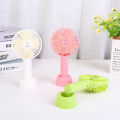 Portable Handheld Mini Rechargeable Fan Desk Creative Student Hand Dream Fan 3 Speed 18650 Battery 5V Micro USB Charging Port for Home Office Outdoor Reading Table.