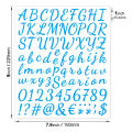 self adhesive number alphabet vinyl stickers, mailbox number labels DIY craft art making, logo decals, notebooks, Alphabet Stickers 12 sheets of alphabet stickers vinyl. 