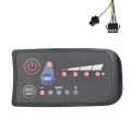 S810 E-Bike Meter LED Display 36V IP65 for Electric Bicycle E-Bicycle E-Bike Meter SM 5+2PIN. 