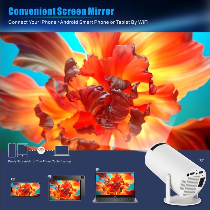 HY300%20Portable%204K%20Projector%20for%20Cross-Border%20Foreign%20Trade,%20Home%20High-Definition%20Cinema,%20Smart%20Portable%20Projector%20-%20Image%204