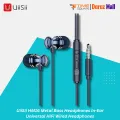 UiiSii HM16 Metal Bass Headphones / UiiSii HM13 In-Ear Earphone with Headphone Pouch - Headphone.