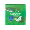 Whisper Ultra Clean Wings Sanitary Pads for Women, XL 15 Napkins - pad. 