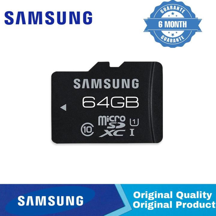 Samsung 64 GB Memory Card Class 10 For All Storage Device Water-Resistant - 6 Months Replacement Warranty
