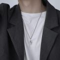 Ensemble Yourself - Highly Sustainable - Dagger Simple Vertical Bar Pendant Necklaces for Men - Durabilty Assured - Well Inspired & Crafted.