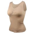Women Slim Up Lift Plus Size Bra Tank Top Body Removable Underwear Slimming Vest Corset Shapewear.