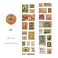 Stamp Paper Tape Natural Post Office Series Retro Plant Architecture Decoration Collage Creative Decoration Tapes Old Island Letterhead Series Great for Bullet Journal Supplies, Arts, Scrapbook, DIY Crafts, Diary,Gift Wrapping. 