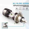 Motorcycle 12v H4 Hi Lo beam Moto LED white M8 Headlight. 