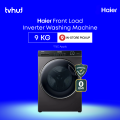 Haier 9 KG Inverter Front Load Washing Machine HW90-BP12357S8 with Official Warranty.