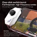 VSheng Mobile Game Joystick HID MFI Model Gamepad for Android and IOS Controller Handle TYPE-C/USB/Bluetooth Connection. 