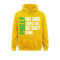Philadelphia No One Likes Us We Don't Care Philly T Shirts Sweatshirts Fall Hoodies On Sale Harajuku Hooded Pullover Outdoor Men.