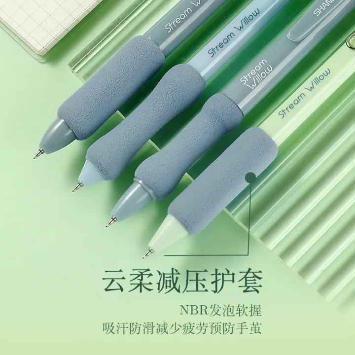 China%20Fengyun%20Grip%20Gel%20Pen%20ST%20Head%20Quick-Drying%20Pressing%20Pen%20Good-looking%20Sponge%20Sheath%20Black%20Brush%20Pen%20-%20Image%202
