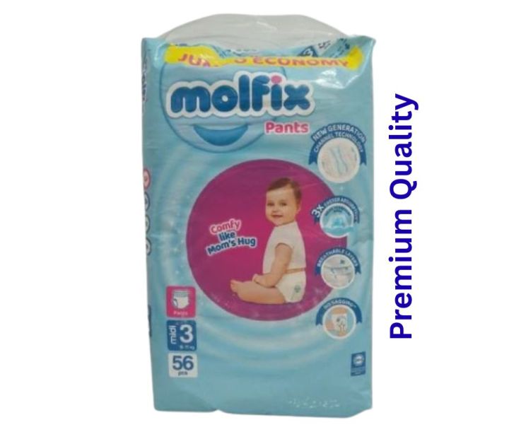 Molfix Pants Baby Diaper Size 3 (6-11)kg -58pcs
