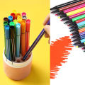 24 Color High Quality School Kids Watercolor Pen Art Marker Safe Non-toxic Colors Brushes Marker Pens For Painting, Special Gift Item for Students. 