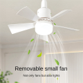 Socket Fan Light with Remote, Ceiling Fan with 3-Speeds, Dimmable LED, E27 Base, Cordless Light Socket Fan Easy to Use. 