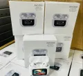 Airpods Pro With Display ANC / ENC Dobble Dark Touch Control Noise Reduction Bluetooth Headphone Airpods Pro 2 Display. 