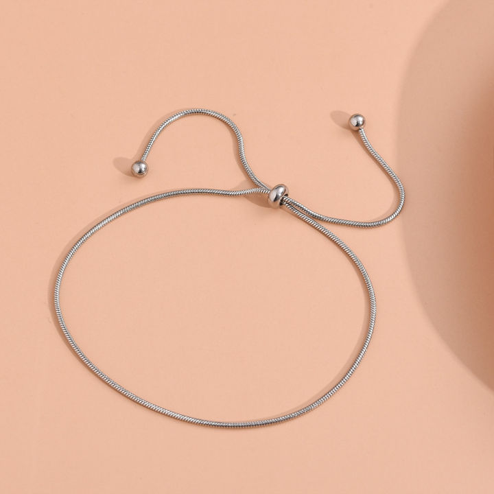 Fashion%20Simple%20Adjustable%20Slider%20Anklets%20Chain%20Bracelets%20For%20Women%20Girl%20Titanium%20Steel%20Jewelry%20Bangle%20Retro%20Minimalist%20Style%20Ankle%20Gift%201Pcs%20-%20Image%207