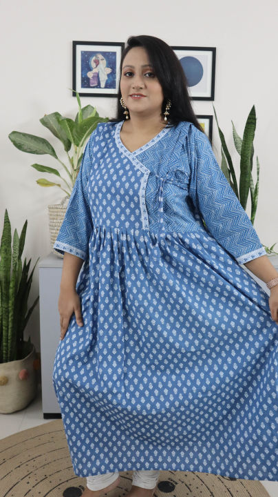 Zita%20Maternity%20Wear%20-%20Multicolor%20-%20Cotton%20-%20Pregnancy%20/%20Breastfeeding%20/%20Maternity%20Kurti%20%7C%20MK1378%20-%20Image%202