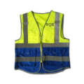 Reflective breathable traffic protection safety suit for construction site, night riding reflective vest, environmental sanitation and road management.