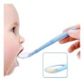 (1 Pcs) Baby Silicone Feeding Spoon with Long Handle Infant Spoon Safty Tableware Silicone utensils set for Children.