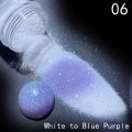 10g/box UV Sensitive Color Temperature Changing Powder DIY Handmade Nail Art Glitter Powder UV Light-changing Cosmetic Pigments.