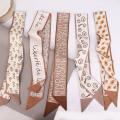 Silk Scarf Hair Band Ribbon Tied-up Hair Long Bow Vintage Satin Ribbon Hair Accessories. 
