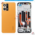Full Body Housing for Oppo F21 Pro Black-Orange color.