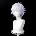 Gojo Satoru Cosplay Anime Jujutsu Kaisen Gojo Satoru Cosplay Costume Black Blue Uniform Wig Glasses Suit Halloween Costume. 