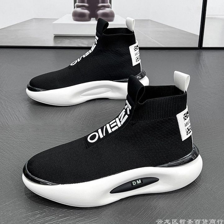 Sock%20Shoes%20Men's%20High-Top%20Shoes%202023%20Autumn%20New%20Korean%20Style%20Trendy%20Sneakers%20High-Top%20Socks%20Slip-on%20Trendy%20Shoes%20-%20Image%205