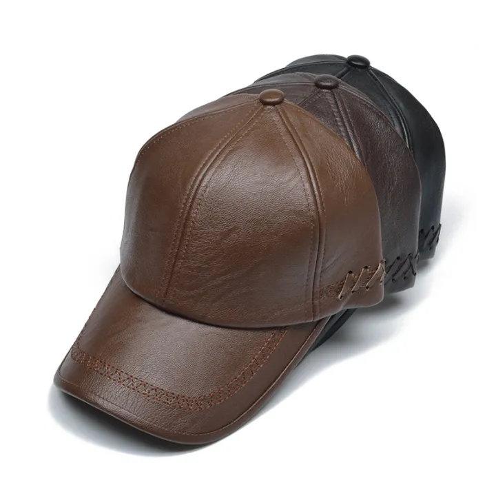 Leather%20Cap%20for%20Men%20Solid%20Winter%20Pu%20Leather%20Baseball%20Caps%20Snapback%20Hat%20Bone%20Masculino%20Fitted%20Hats%20-%20Image%205