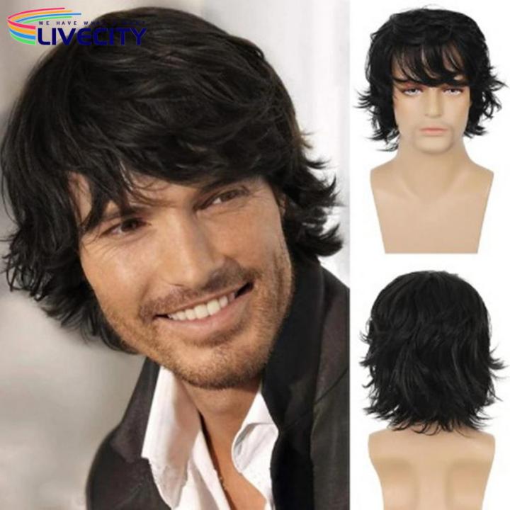 Short%20Men%20Wig%20Natural%20Looking%20Men's%20Short%20Curly%20Wig%20with%20Bangs%20High%20Quality%20Synthetic%20Hair%20in%20Black%20Brown%20Golden%20Colors%20Perfect%20for%20Men%20Curly%20Wig%20-%20Image%204
