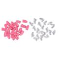 40 Pcs Soft Nail Caps for Cat Pet Claw Control Paws Off + Adhesive Glue - 20 Pcs M & 20 Pcs S.