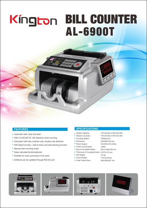 KINGTON%20%20PLUS%20AL%206900T%20Money%20Counting%20Machine%20-%20Image%204