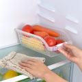Transparent Refrigerator Storage Box Ventilated Food-Safe Plastic Storage Container Stackable Compartmental Vegetable Storage Basket for Fridge Storage Space Saving Food Organization. 