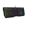 A4tech Bloody B135N Neon Gaming Keyboard - Multi-Key Rollover - 4 Gaming Keycaps - 1ms Key Response - Adjustable Backlights - Game Mode.