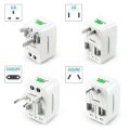 Universal USB Multi Plug Travel Adapter International Converter Power Socket UK/US/AU/EU/CA All in 1 Travel Adapter. 