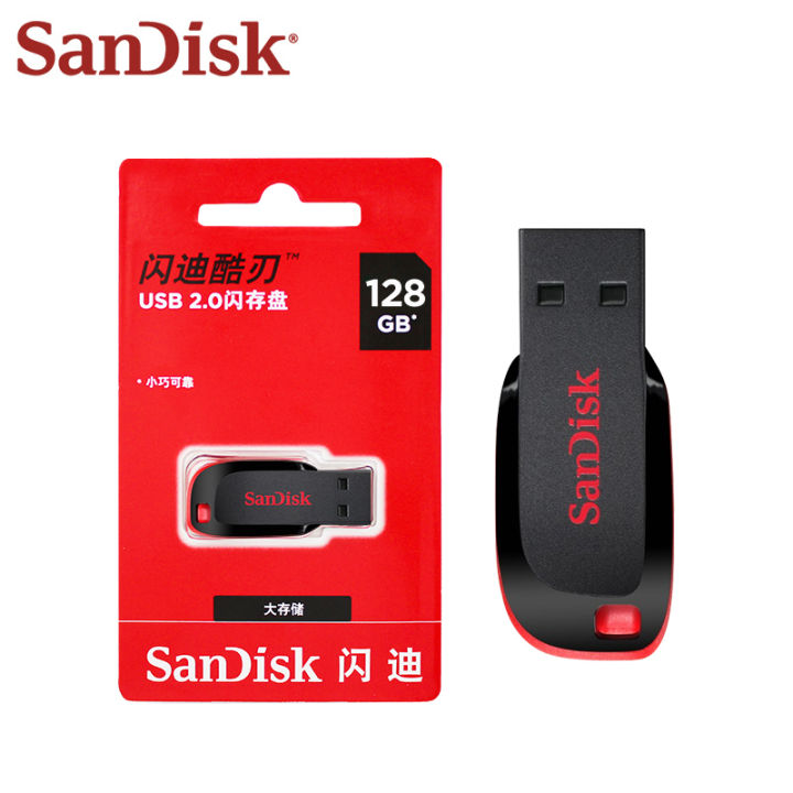 SanDisk CZ50 Pendrive 128GB USB Flash Drive USB 2.0 pendrive U Disk Mini Flash Drive Cruzer Blade usb flash drive