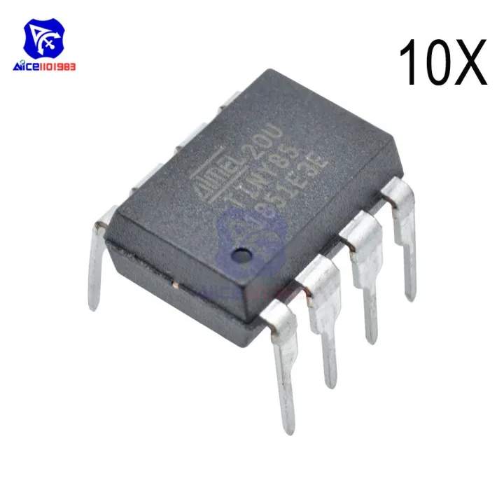 %E3%80%90Mary%20DAI%20Store%E3%80%91diymore%20PCS/Lot%20IC%20Chips%20ATTINY85-20PU%20ATTINY85%20MCU%208BIT%20ATTINY%2020MHZ%208%20Pin%20Microcontroller%20Integrated%20Circuit%20-%20Image%202