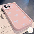 Simple Cuet Bowknot Soft Angel Eyes Case Compatible for IPhone 16 11 13 15 12 14 Pro Max X XR XS Max 8 6 15 7 6s 16 Plus 7Plus SE 2020 Candy Color Cover.