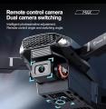 E88 Max Mini Drone 4K HD Dual Camera Brushless Motor Foldable RC Quadcopter, 2 Batteries, Intelligent Follow UAV, Optical Flow Hover, Professional FPV, Headless Mode, Best e88 mac mini drone for Adults & Kids Beginners, Carrying Case Gift Black. 