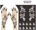 Reusable Temporary Henna Tattoo Stencil Hand Arm Sleeve Face Tattoo Supplies Stencils for Airbrush Painting Template DIY Indian. 